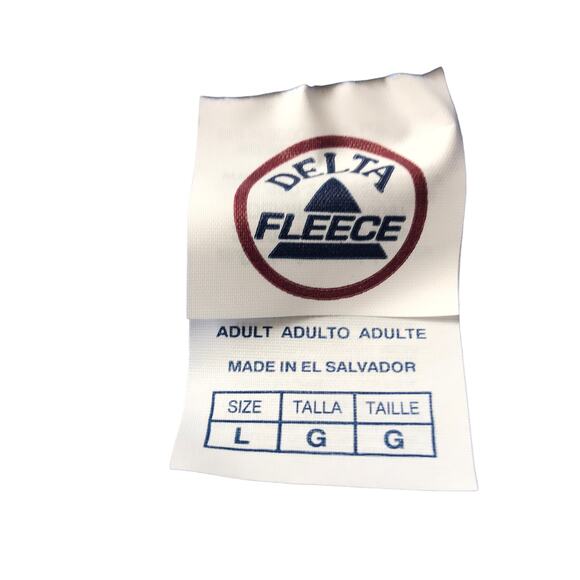 blank blue crewneck sweatshirt size large - Picture 3 of 4